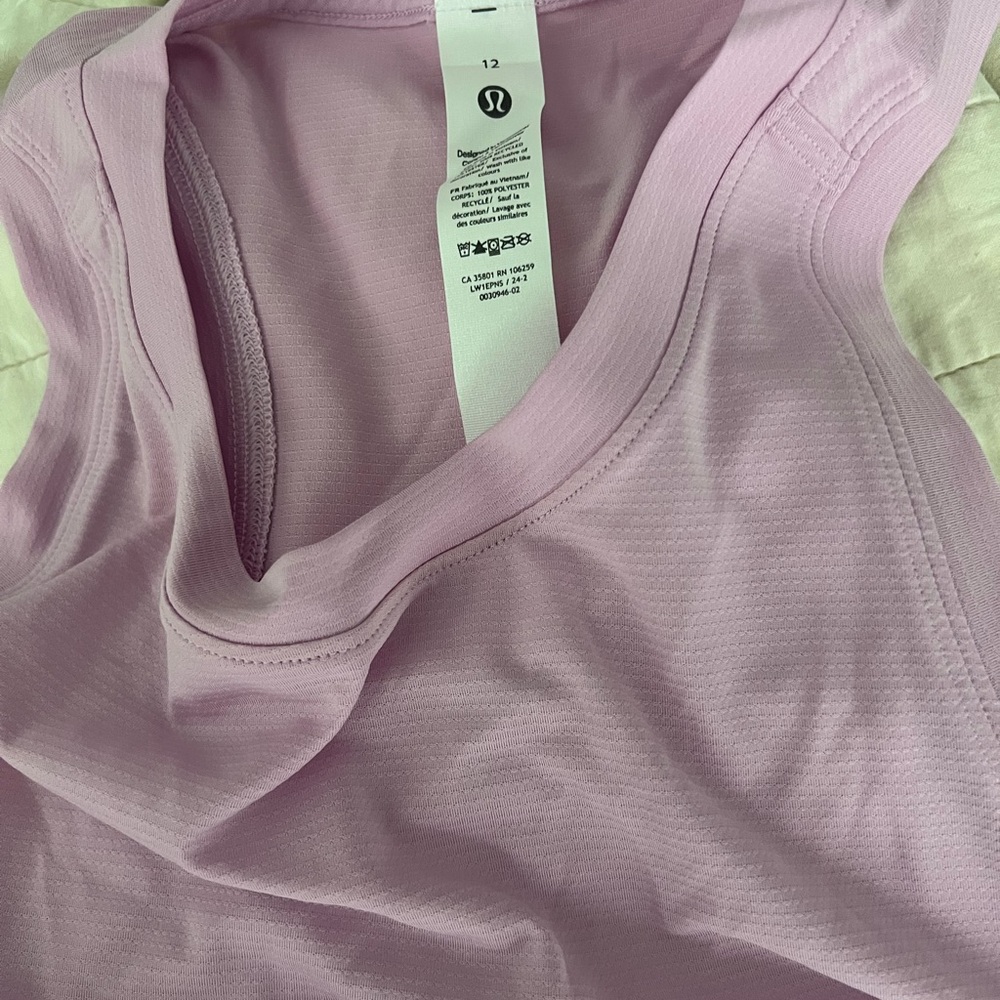 lululemon athletica Women's Pink Tank Top